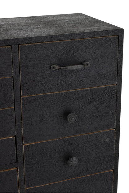 Cabinet Mango Wood Black