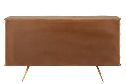 Buffet Curve Wood Natural