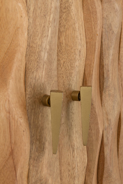 Buffet Curve Wood Natural