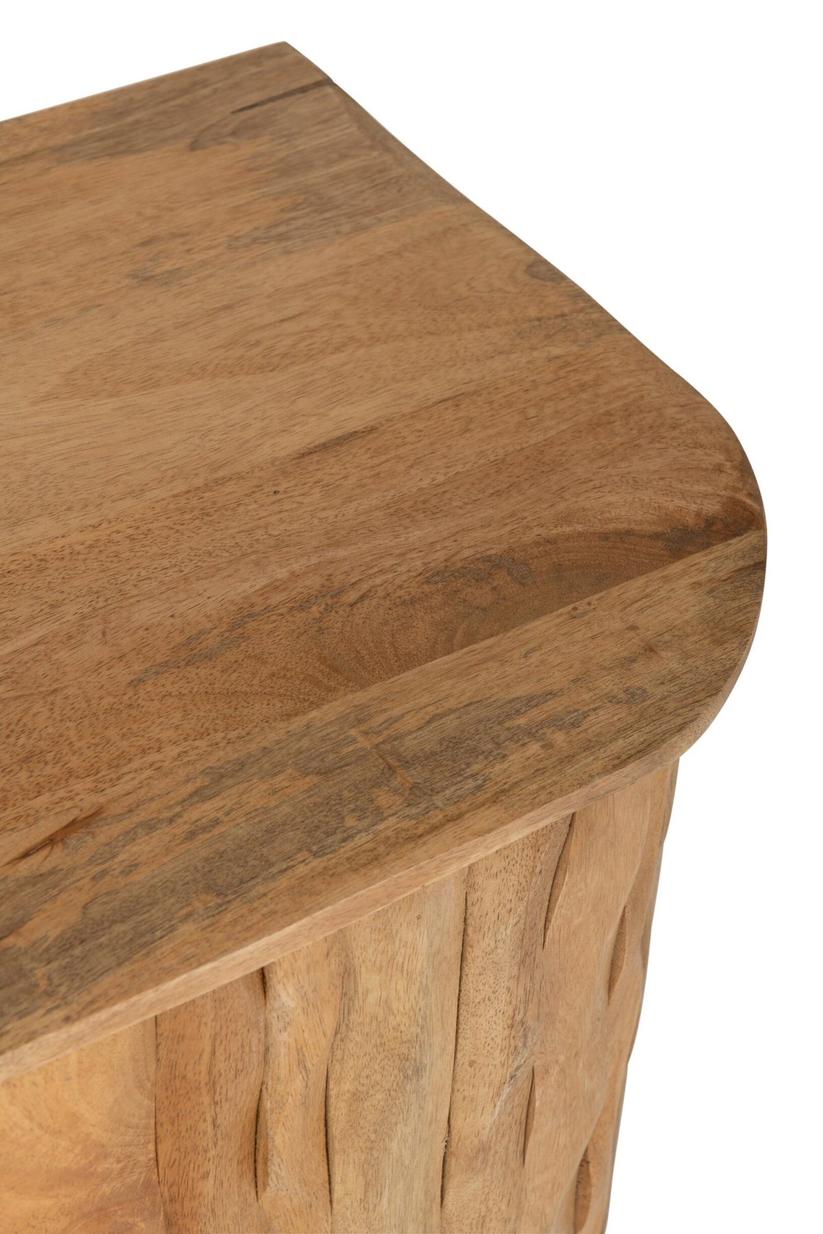Buffet Curve Wood Natural