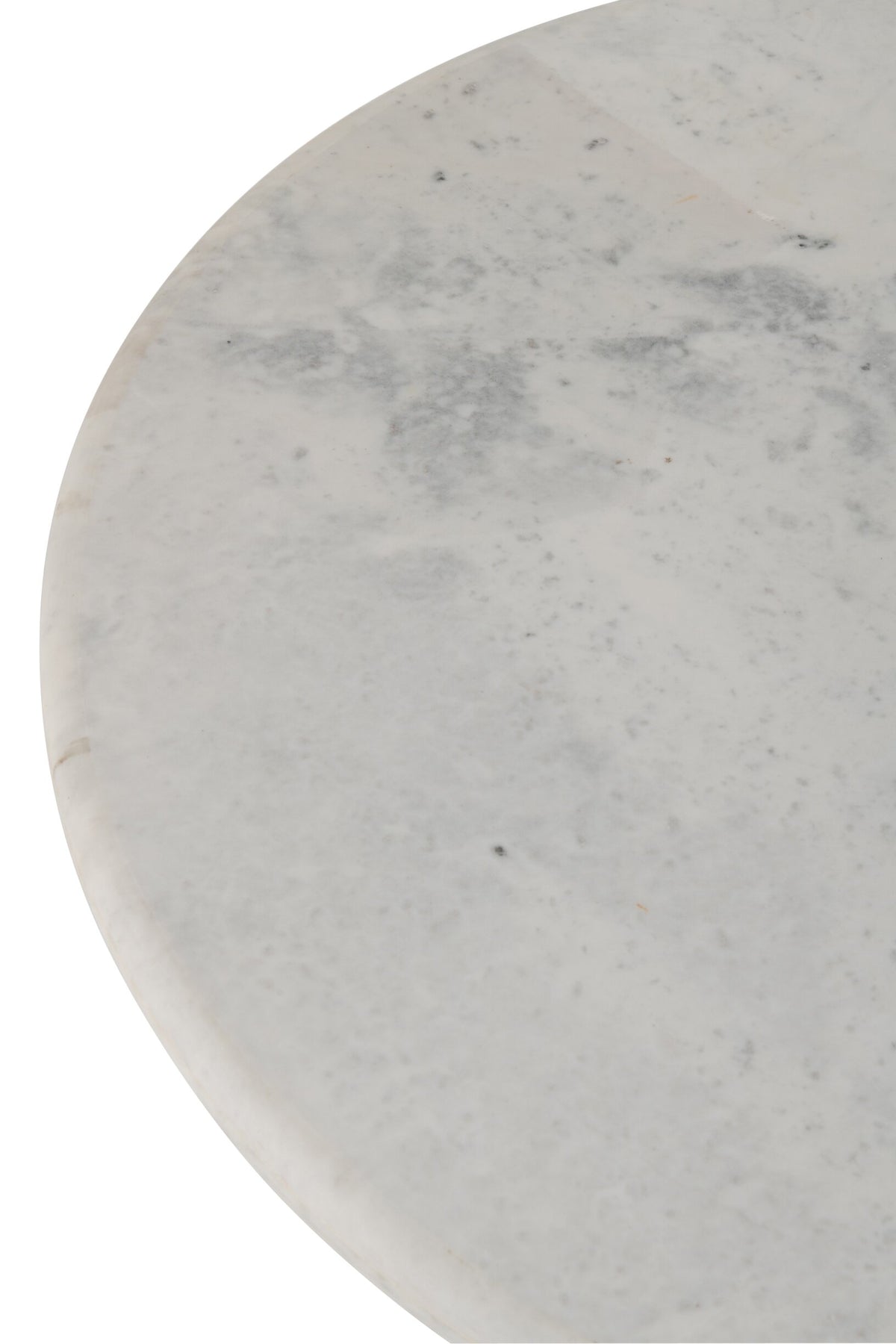 Dining Table Round Marble Off-White Large