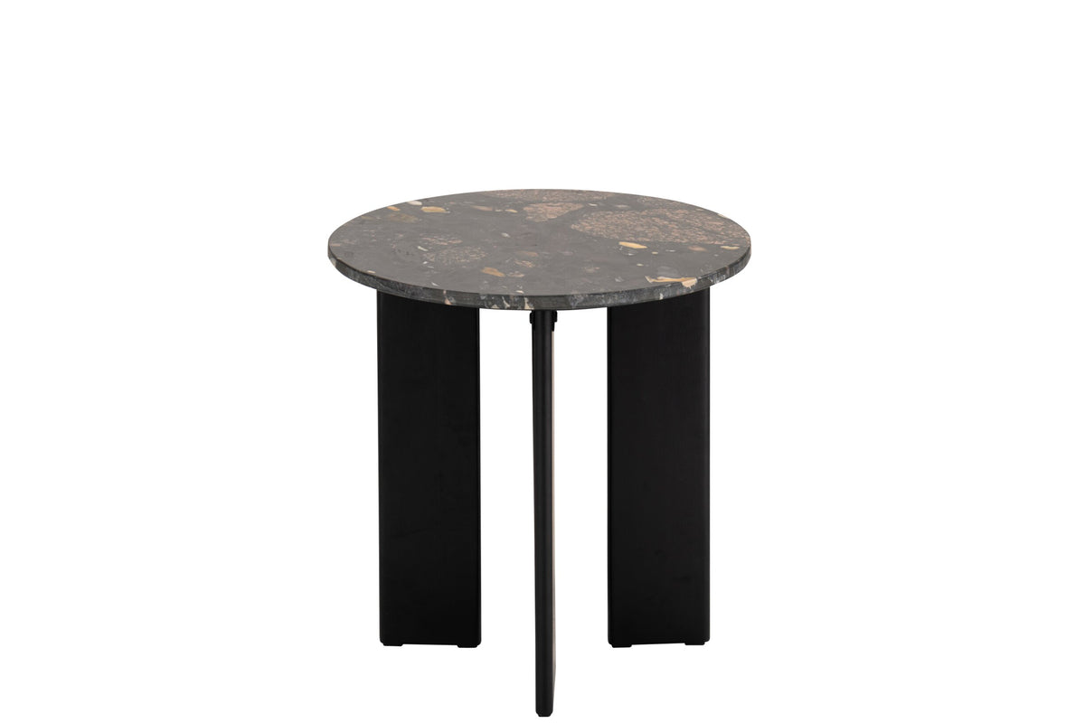 Side Table Mathilde Marble Black/Peach