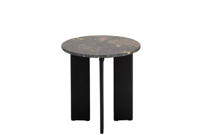 Side Table Mathilde Marble Black/Peach