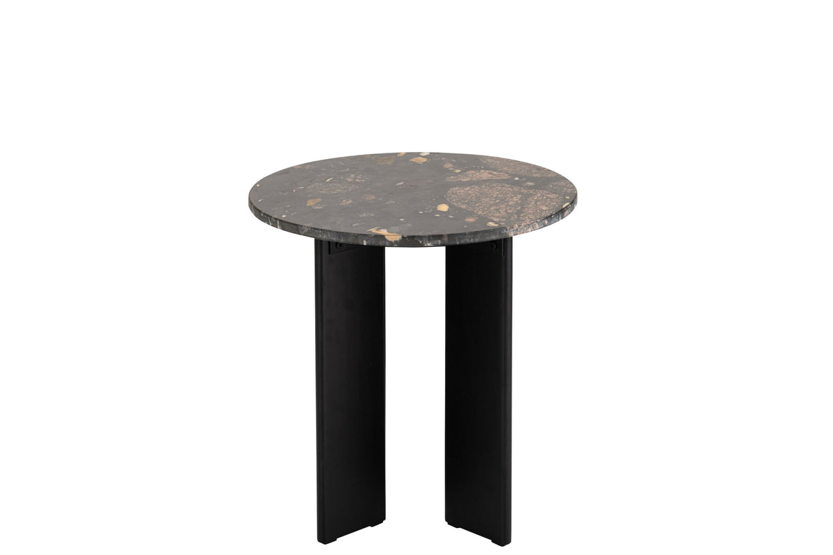 Side Table Mathilde Marble Black/Peach