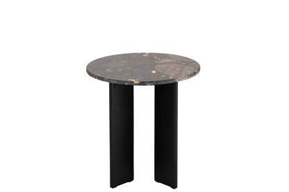 Side Table Mathilde Marble Black/Peach