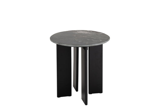 Side Table Mathilde Marble Black
