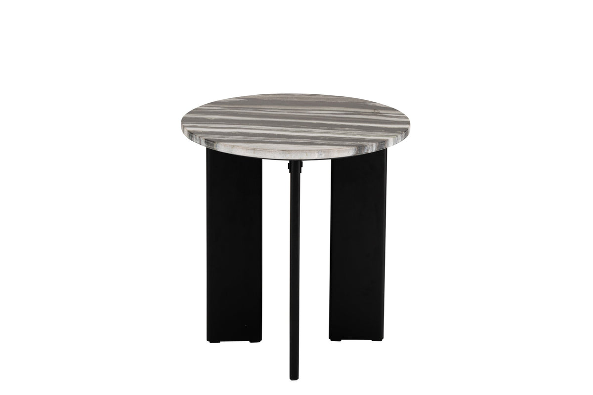 Side Table Mathilde Marble Black/Grey