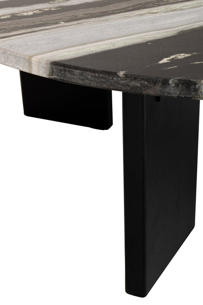 Coffee Table Mathilde Marble Black/Grey