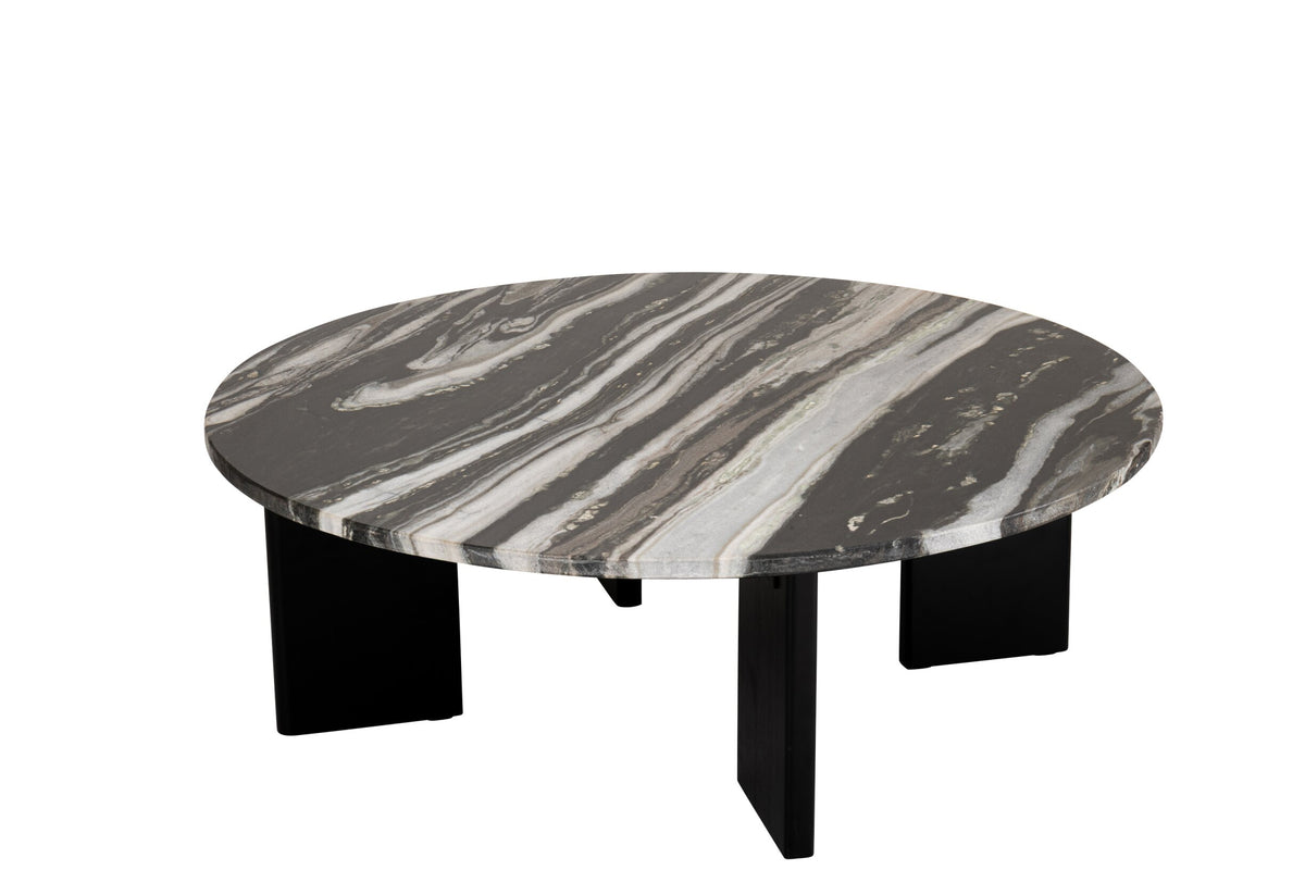 Coffee Table Mathilde Marble Black/Grey