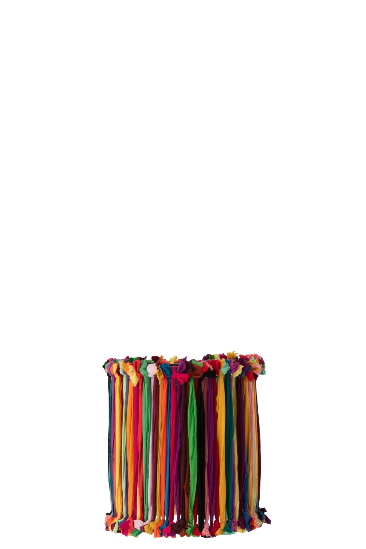 Chindi iron lampshade multicolored small