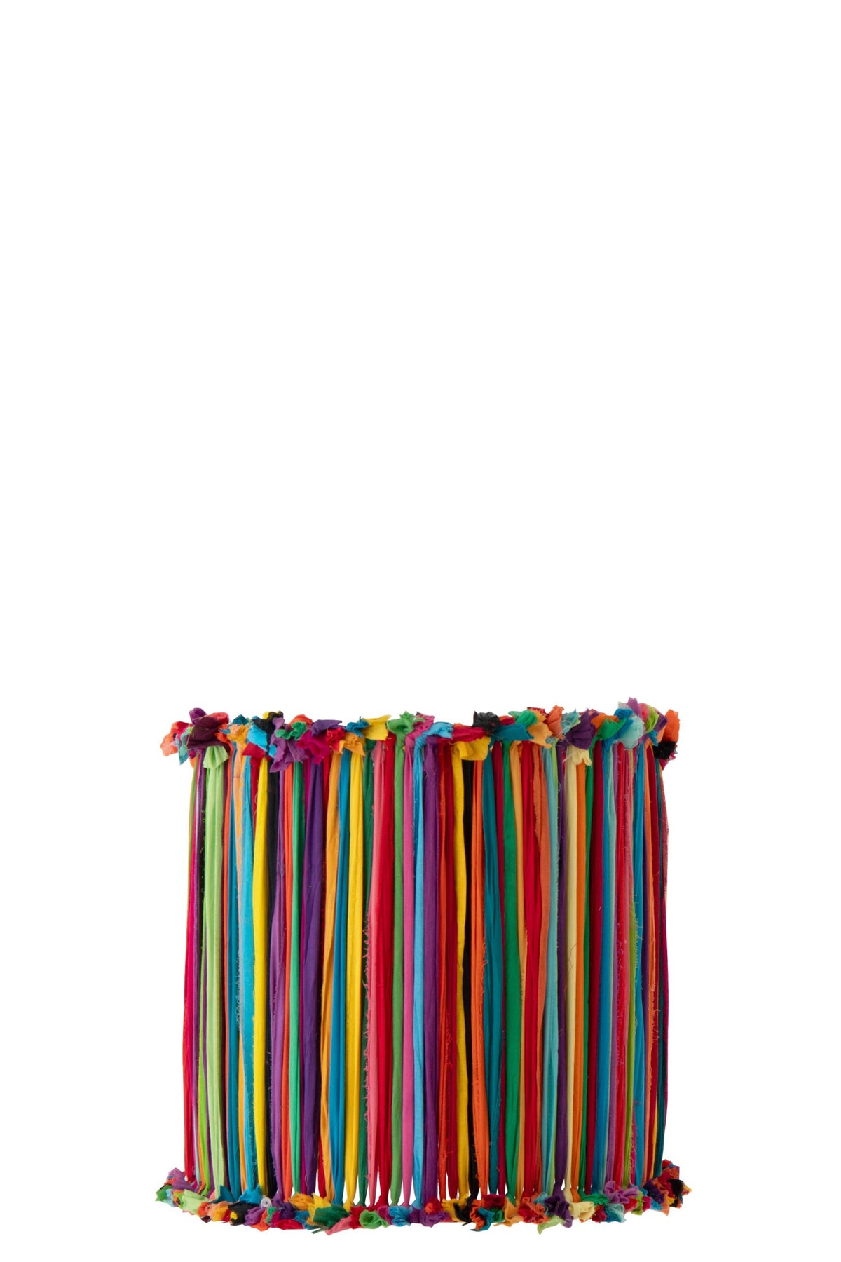 Chindi iron lampshade multicolored large