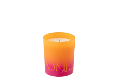 Geurkaars Oasis Was Oranje/Roze Small