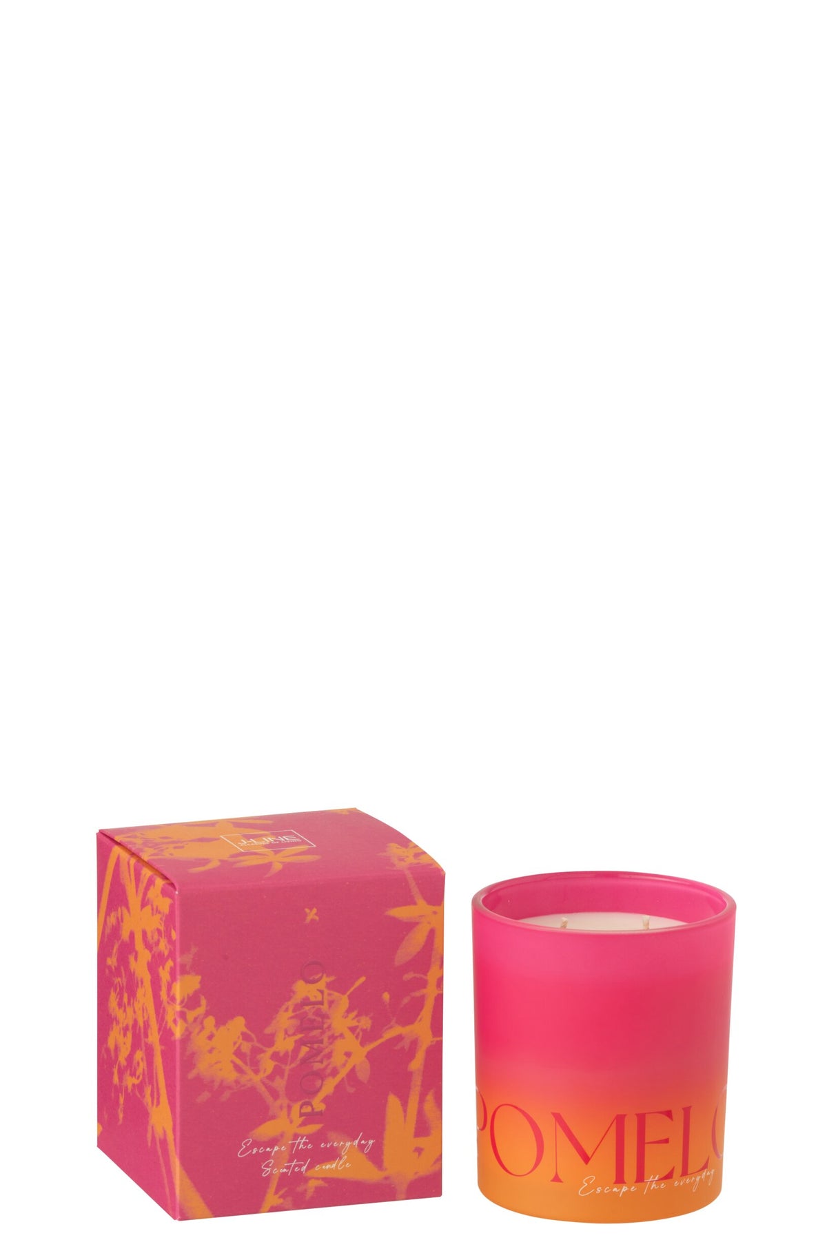 Geurkaars Oasis Was Oranje/Roze Large