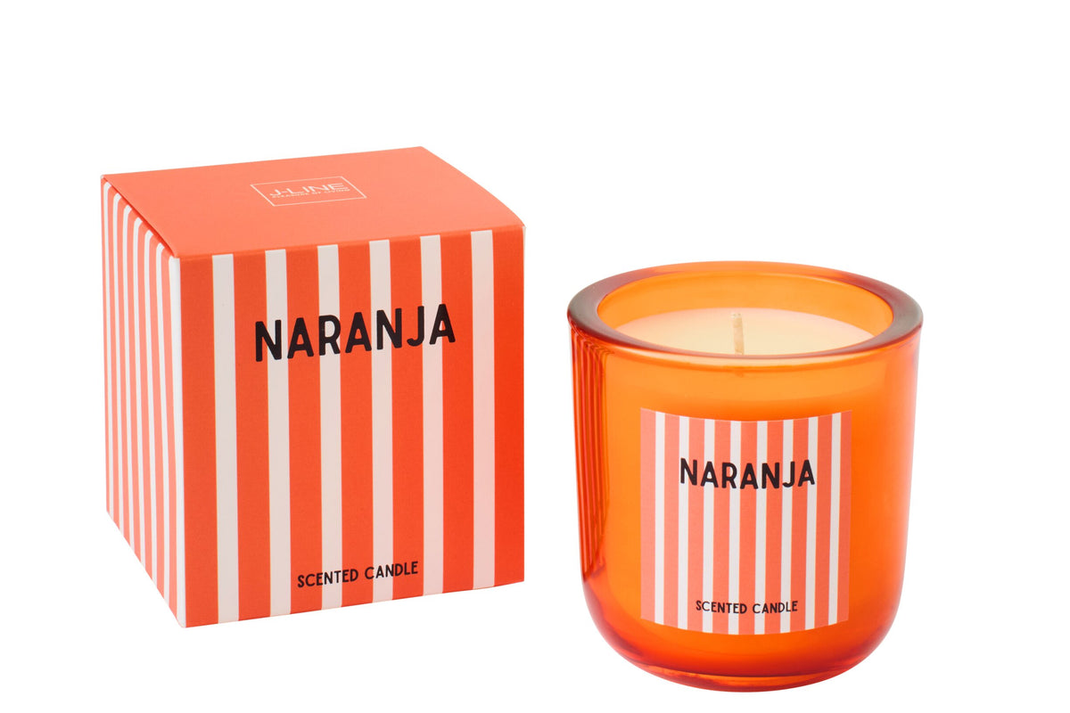 Geurkaars Naranja Was Oranje Large