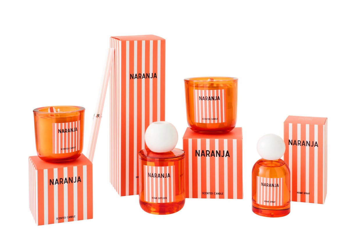 Geurkaars Naranja Was Oranje Large