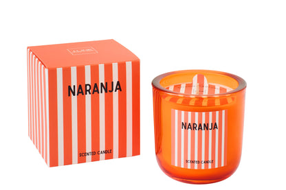 Geurkaars Naranja Was Oranje Large