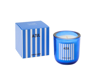 Geurkaars Azul Was Blauw Small