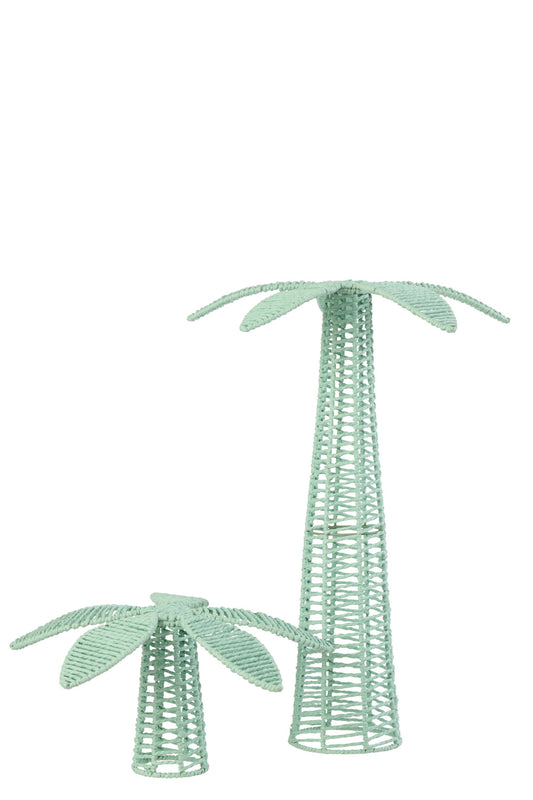 Palm Tree Paper Azure Blue Large