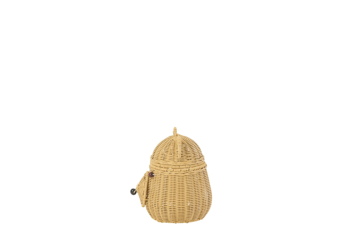 Synthetic natural brown basket