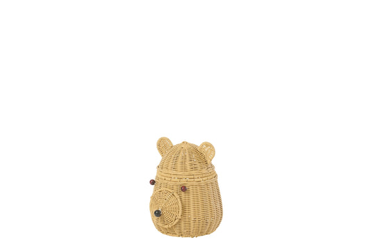 Panier ours synthétique naturel