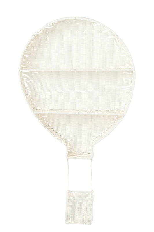 Wandplank lucht ballon synthetisch wit