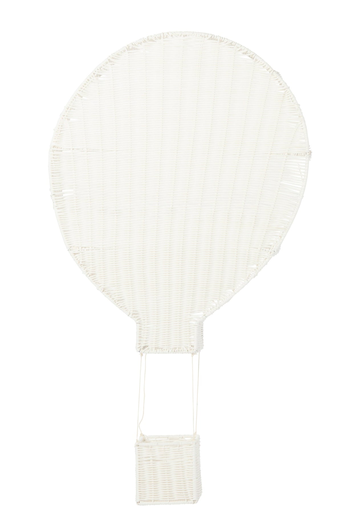 Wall shelf hot air balloon synthetic white