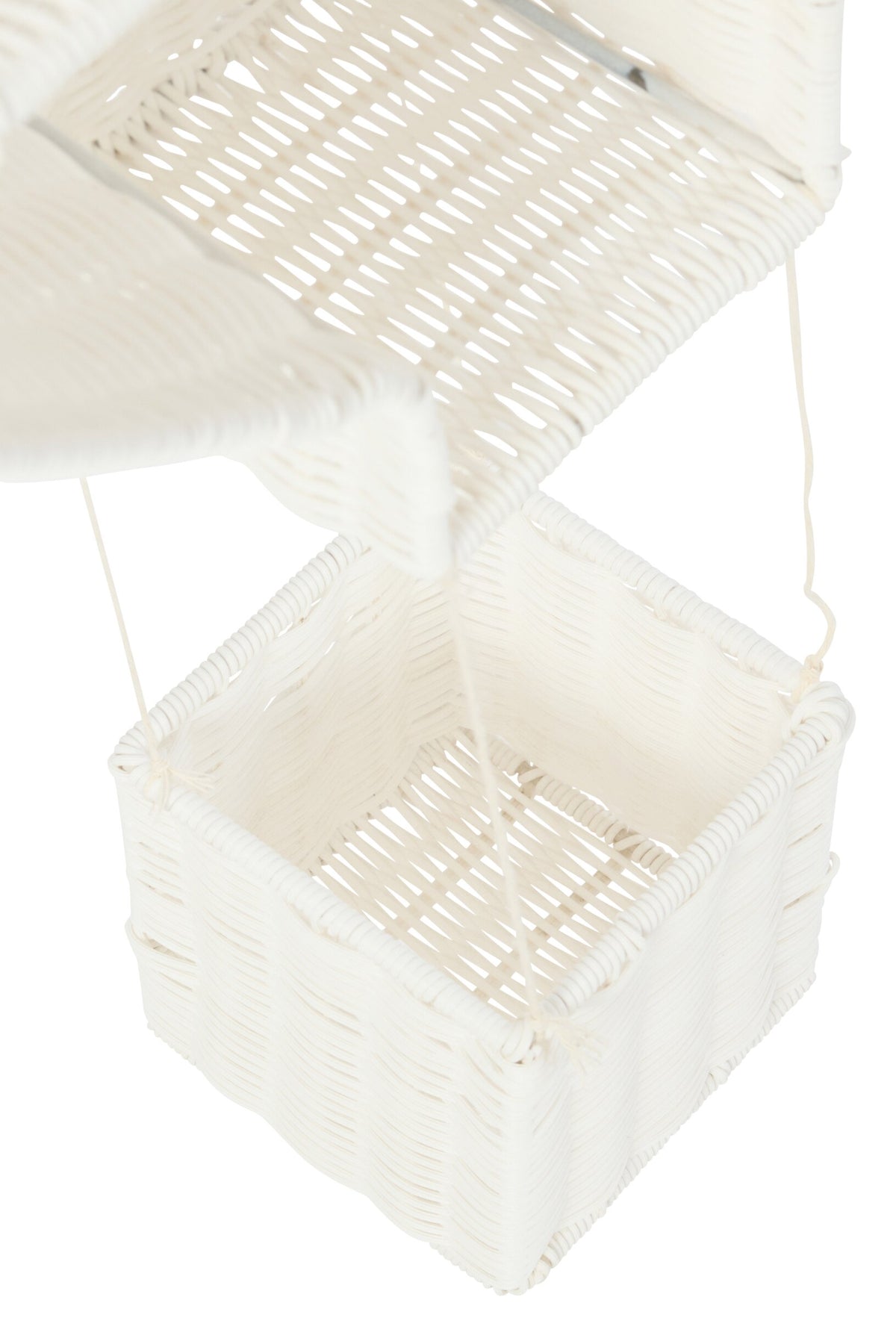 Wall shelf hot air balloon synthetic white