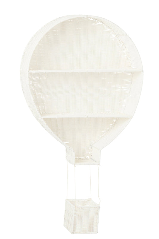 Wandplank lucht ballon synthetisch wit