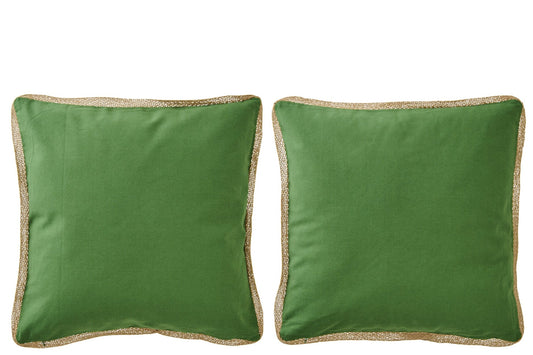 Cushion Palm Trees Cotton Green Assortment Of 2