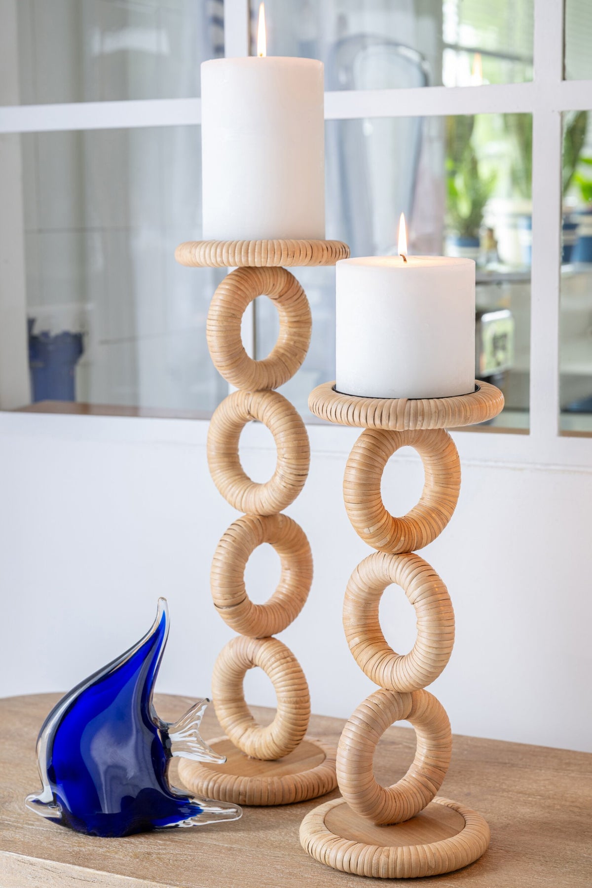 Kaarshouder Ring Mdf Naturel Small