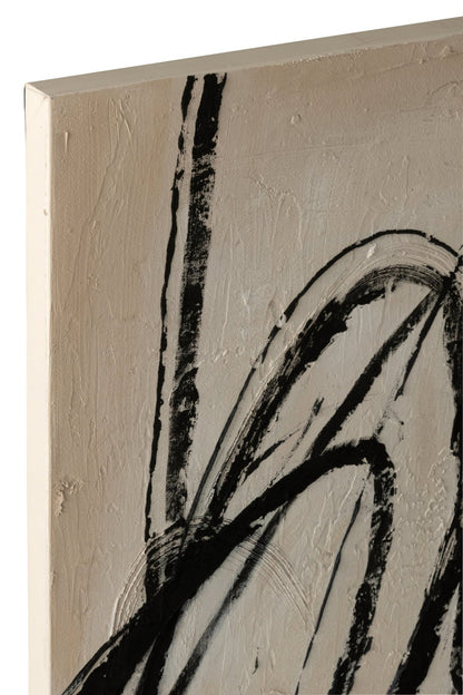 Painting Rings Pinewood Beige/Black