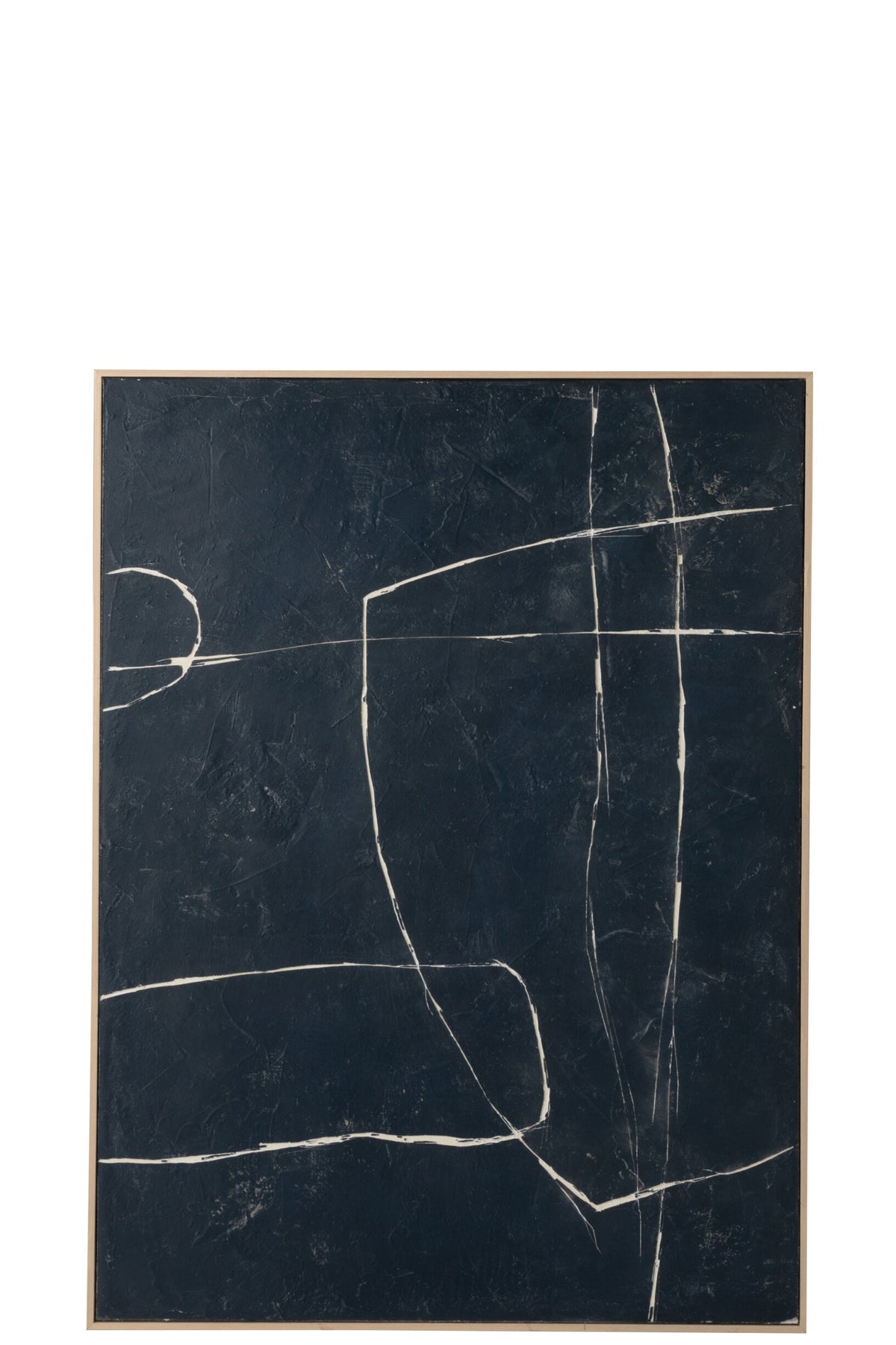 Painting Scratches Pinewood Blue/White