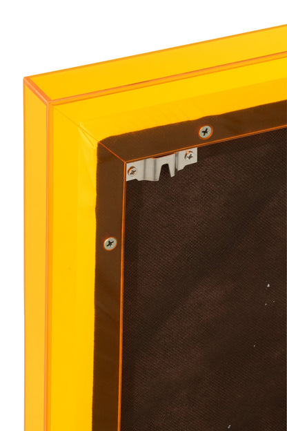 Quote Board Energy/Believe Canvas White/Neon Orange Assortment Of 2