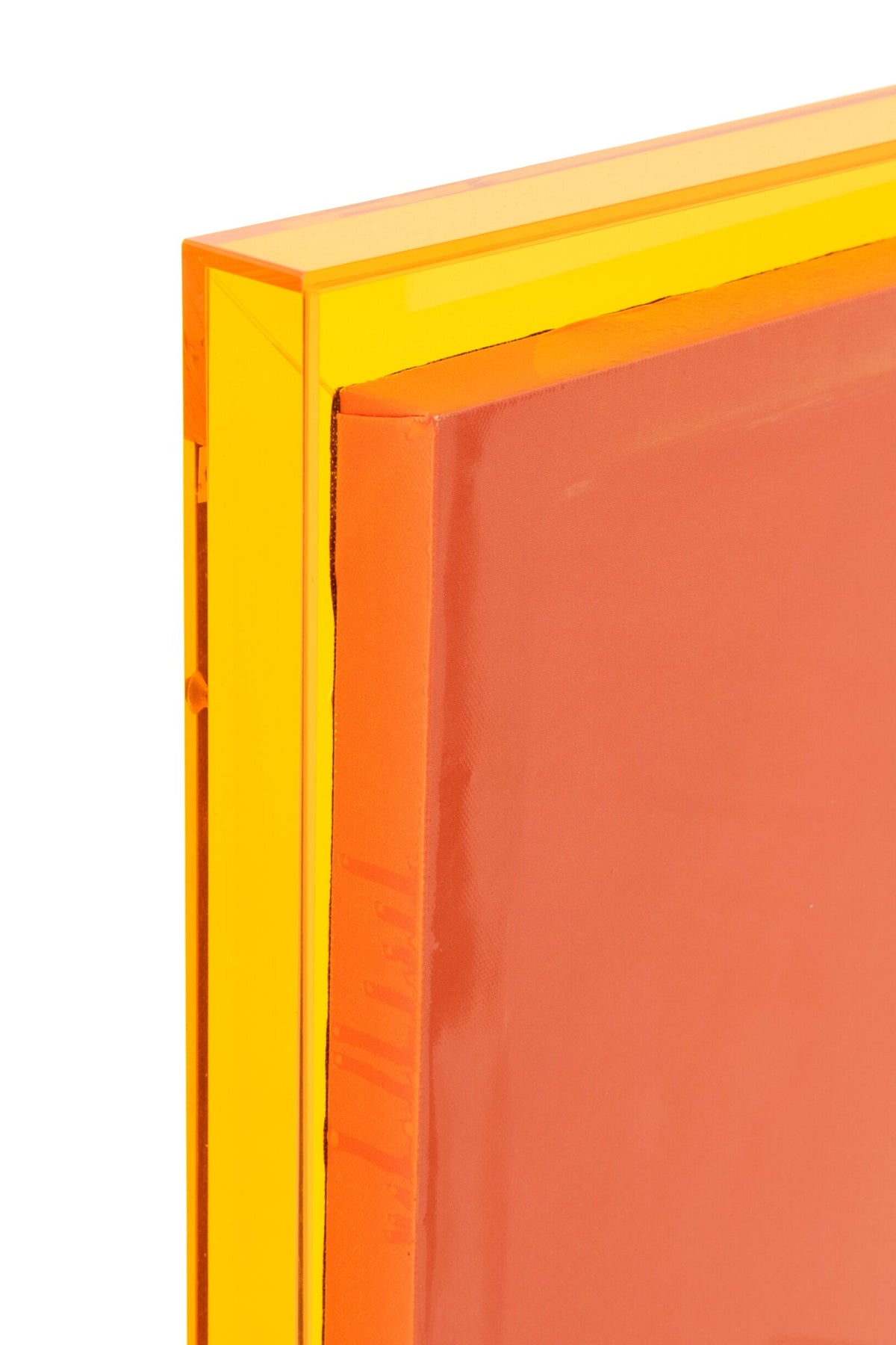 Wall Decoration Modern Canvas Neon Orange
