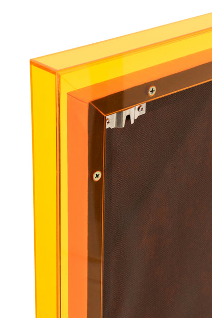 Wall Decoration Modern Canvas Neon Orange