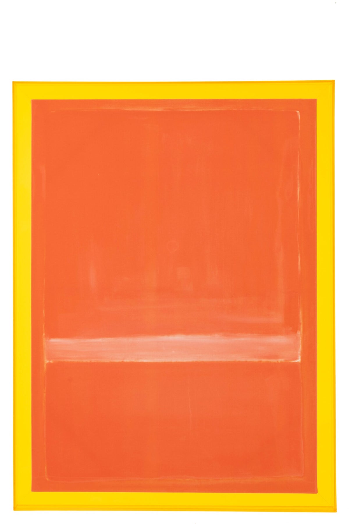 Wall Decoration Modern Canvas Neon Orange