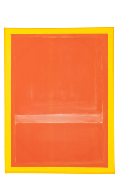 Wall Decoration Modern Canvas Neon Orange