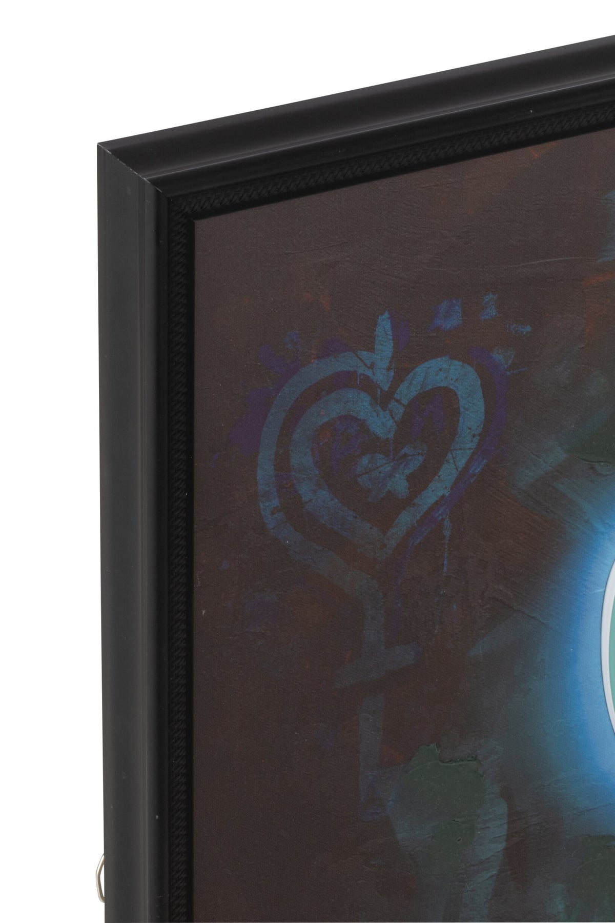 Painting LED Monkey Square Canvas Multicolored