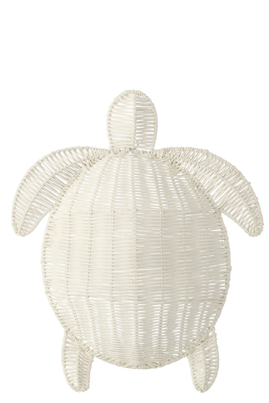 Wall Decoration Turtle Iron Off-White Large