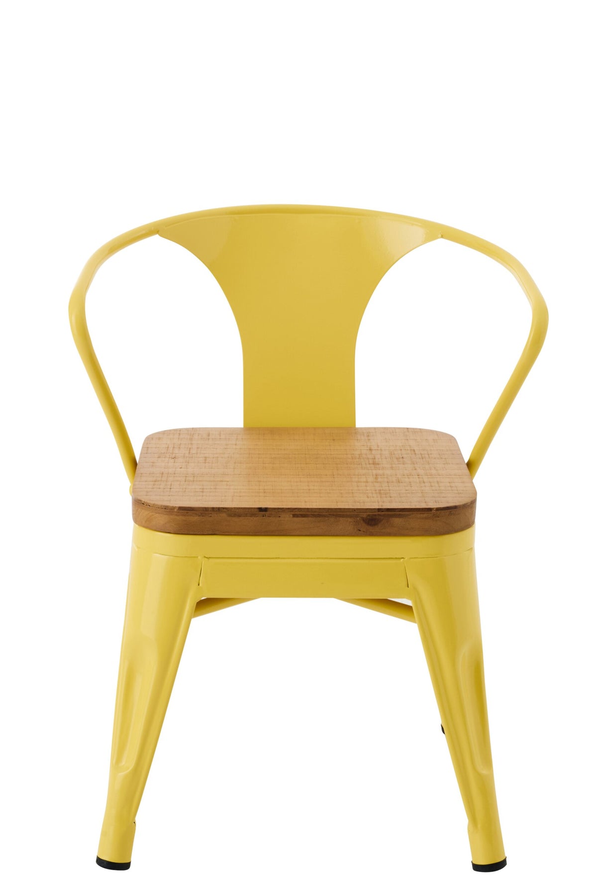 Kids Chair Evi Iron/Plywood Yellow