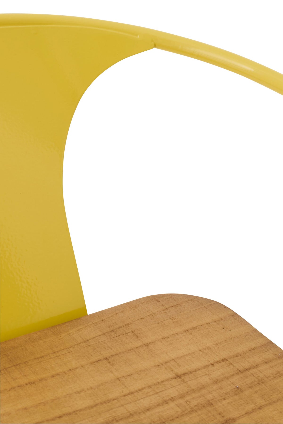 Kids Chair Evi Iron/Plywood Yellow