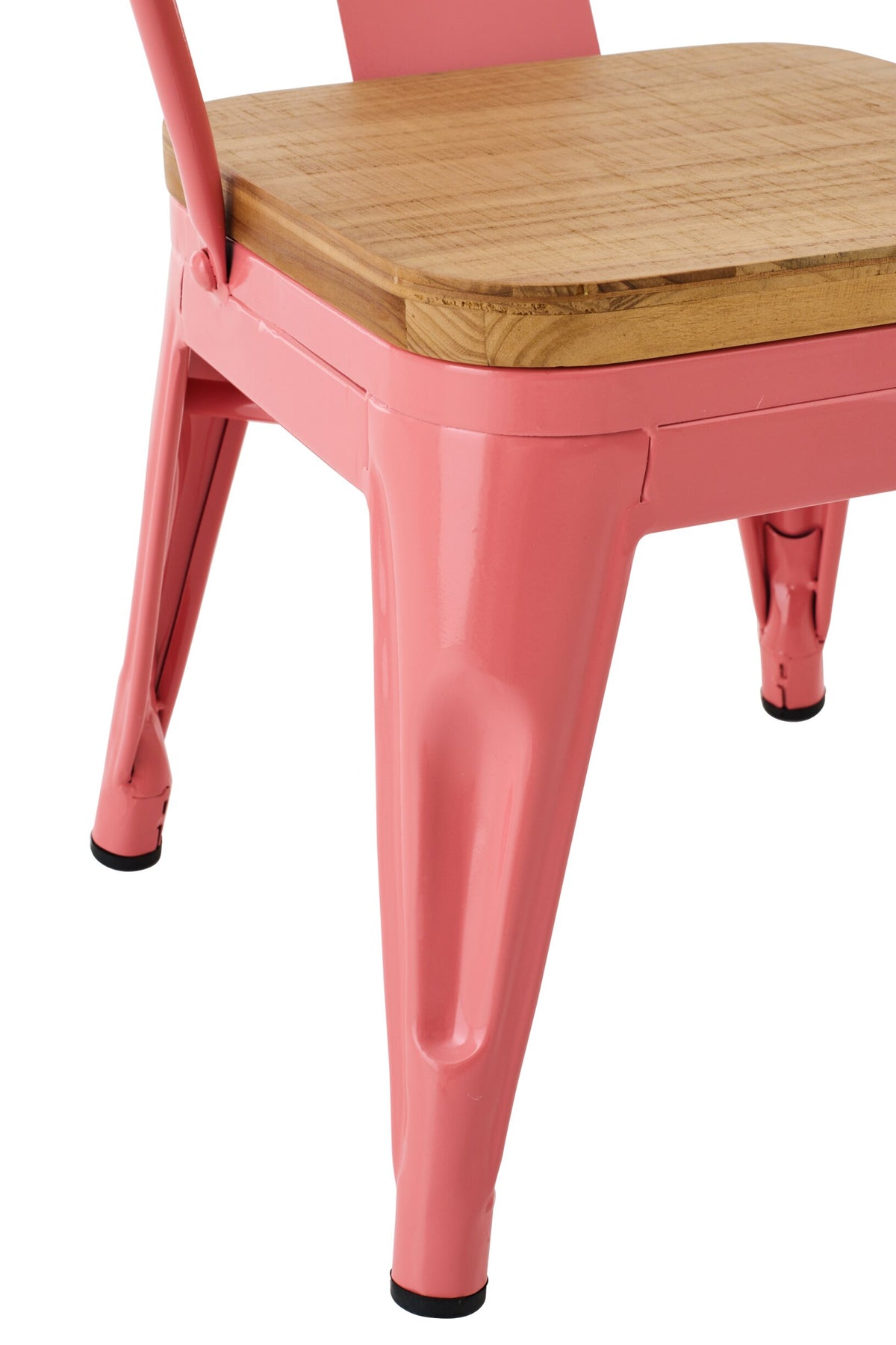 Kids Chair Evi Iron/Plywood Dark Pink