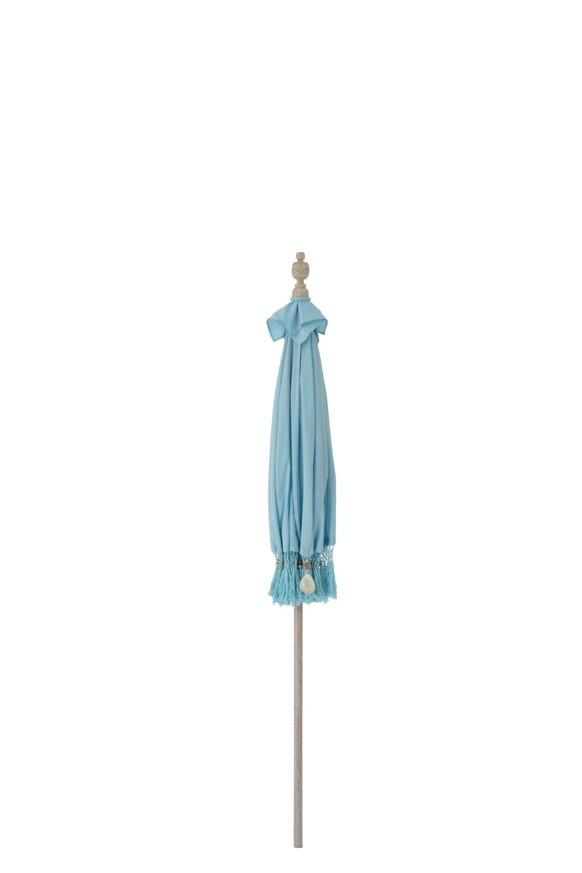 Parasol Bobbi bamboe/katoen lichtblauw