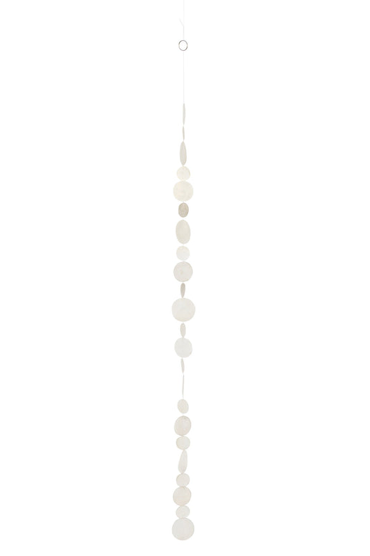 Capiz String Lisa Capiz White