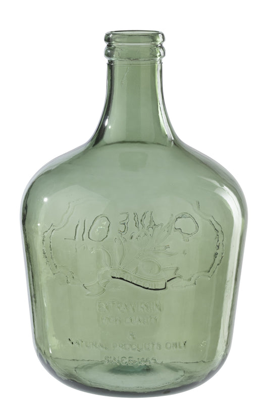 Floor Vase Glass Olive