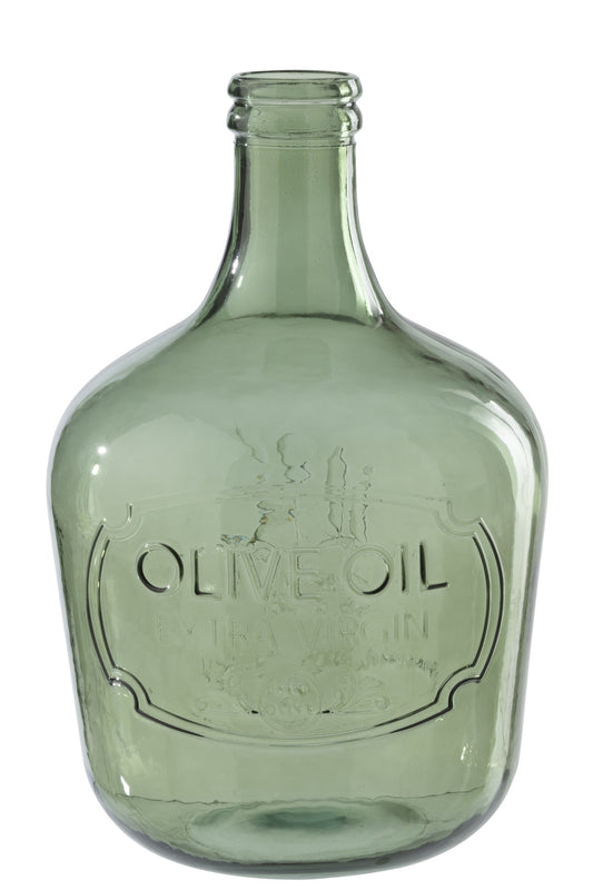 Floor Vase Glass Olive
