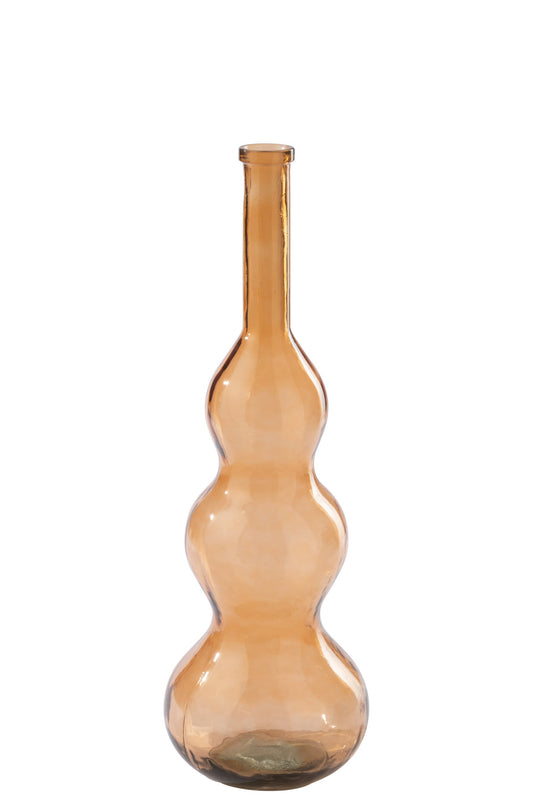 Floor Vase Glass Orange