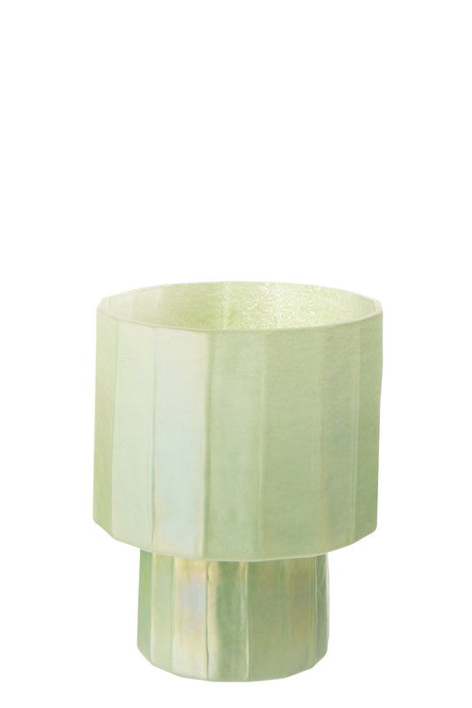 Windlicht Ann Glas Groen