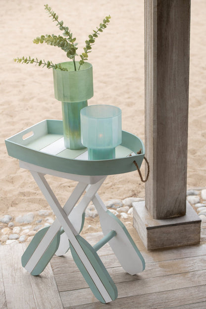 Windlicht Ann Glas Blauw