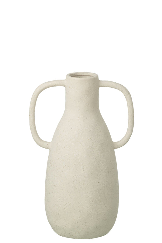 Vase Jodi Stoneware Off-White Small